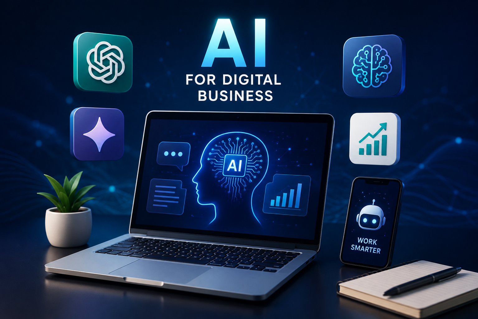 Artificial Intelligence & AI Tools for Digital Business